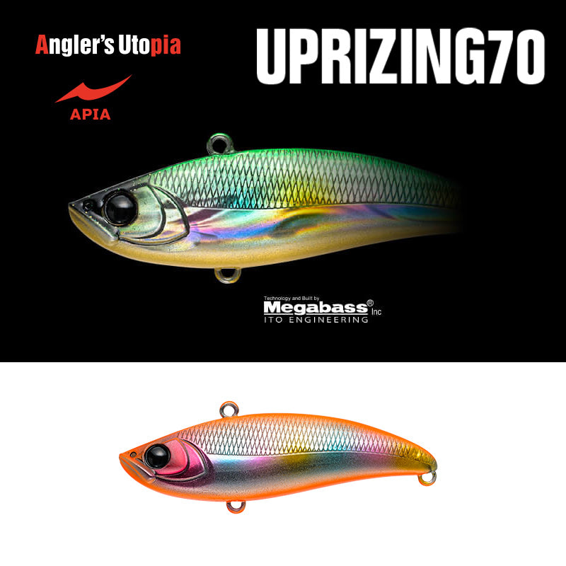 Vobler APIA Uprizing 70, 04 Orange Silver Candy, 7.0cm, 14g