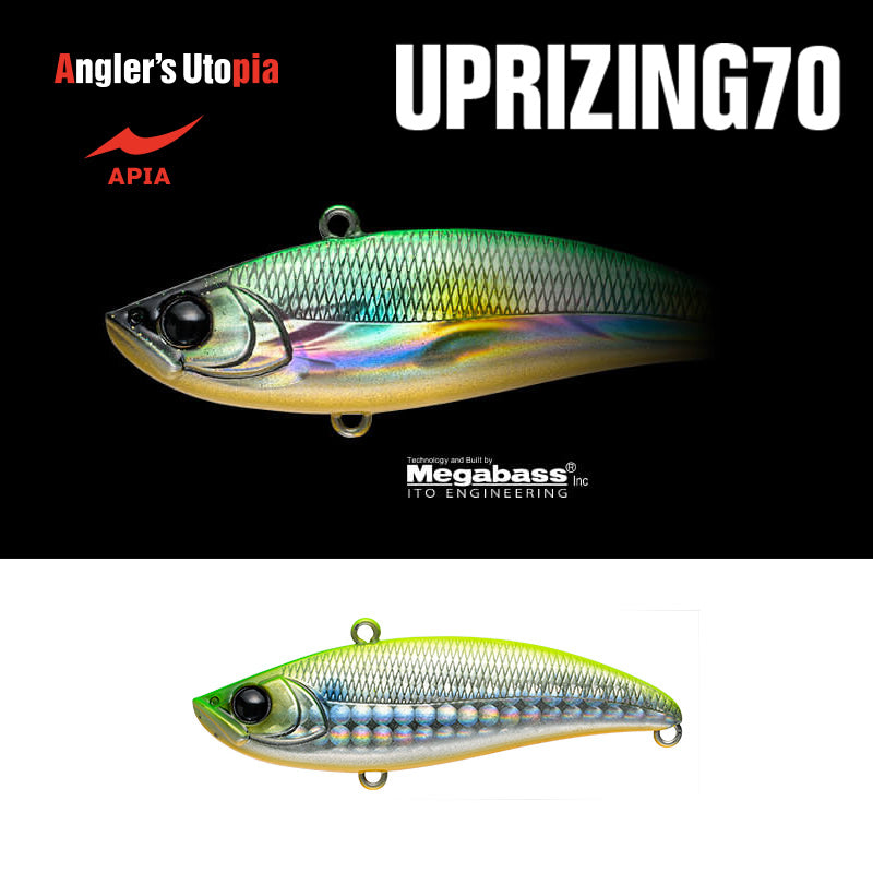 Vobler APIA Uprizing 70, 07 LGH Chart Back, 7.0cm, 14g