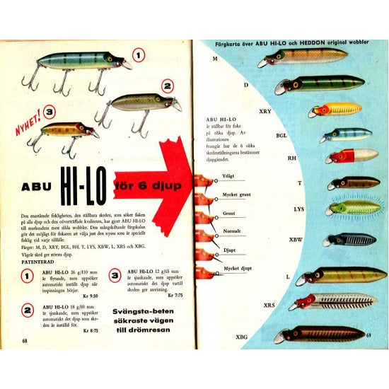 Vobler Abu Garcia Hi-Lo Fluo Yellow Tiger