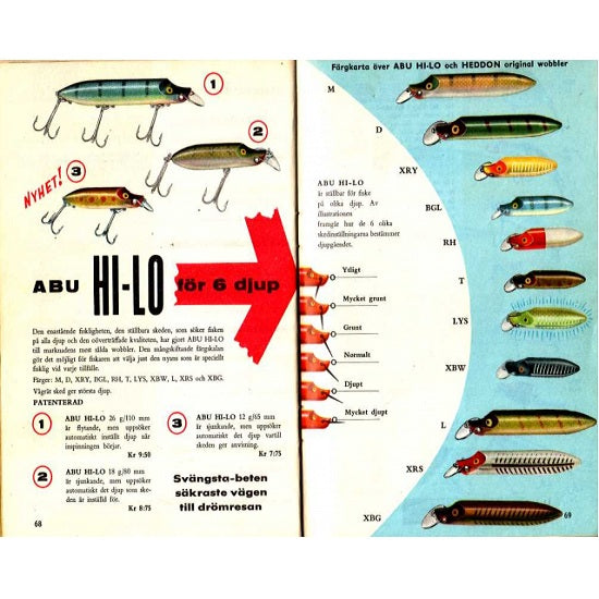 Vobler Abu Garcia Hi-Lo Red Head
