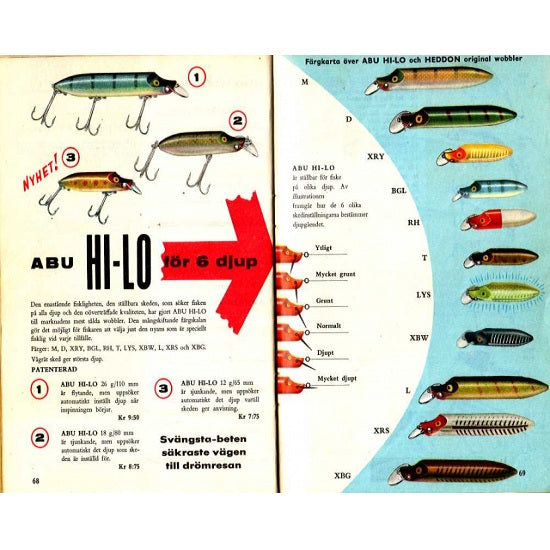 Vobler Abu Garcia Hi-Lo Silver Fluo Yellow