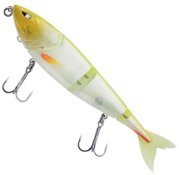 Vobler Articulat BERKLEY Zilla Swimmer, White Chartreuse, 15g, 12cm, 1buc/pac