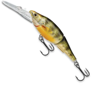 Vobler Articulat Live Target Yellow Perch Jointed Floating, Natural Matte, 11g, 7.3cm 