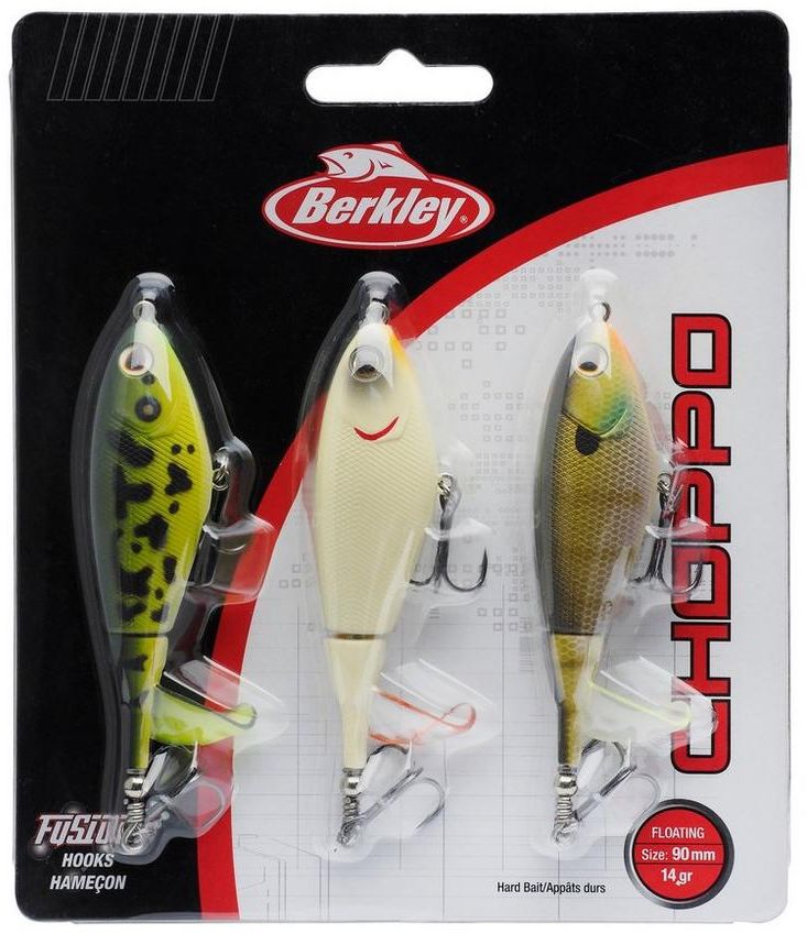 Vobler Berkley Choppo Pack, Multicolor, 9cm, 14g, 3buc/pac