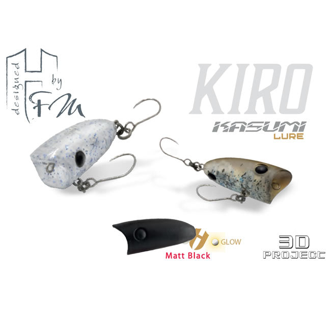 Vobler Colmic Herakles Popper Area Kiro Matt Black, 2.7cm, 1.8g