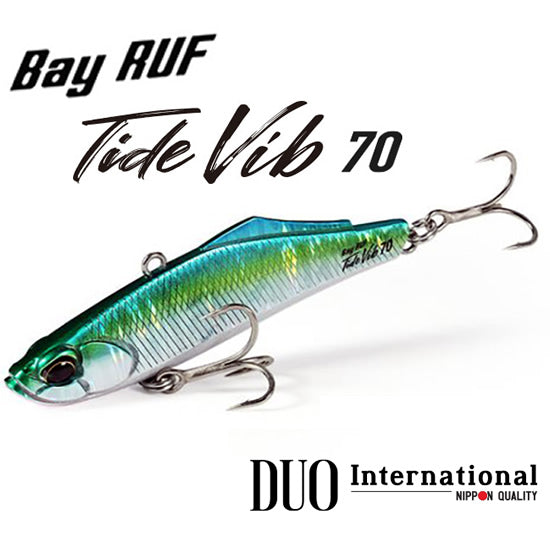 Vobler DUO Bay Ruf Tide Vib 70, CLB0230 Ghost Pearl Chart, 7cm, 15.5g