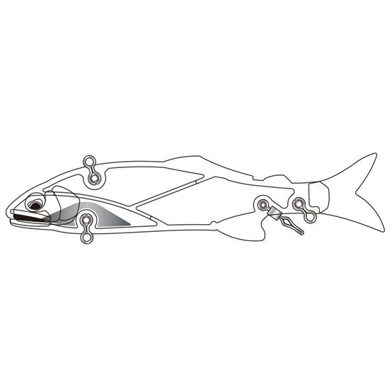 Vobler DUO Luayu VIB, CCC4529 Ougonayu, 10cm, 15g