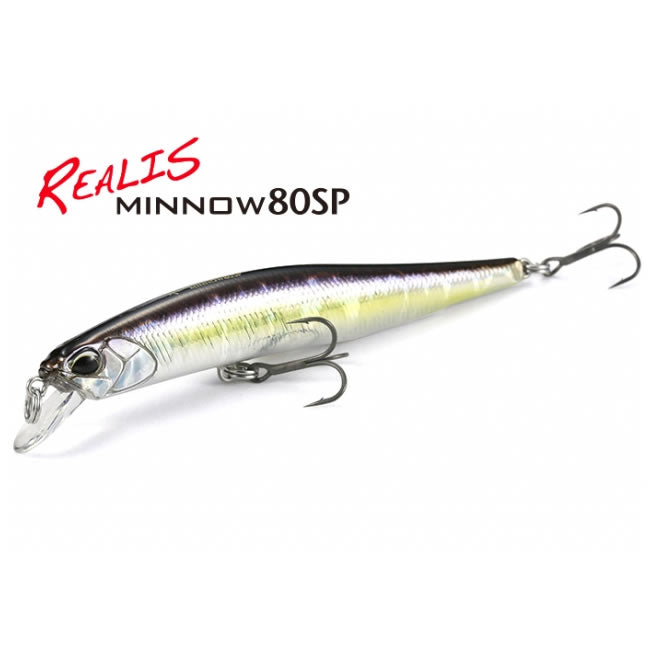 Vobler DUO Realis Minnow 80SP 8cm 4.7g AJO0091 Ivory Halo SP