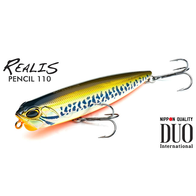 Vobler DUO Realis Pencil 110, CCC3314 LG Young Ayu F, 20.5g, 11cm