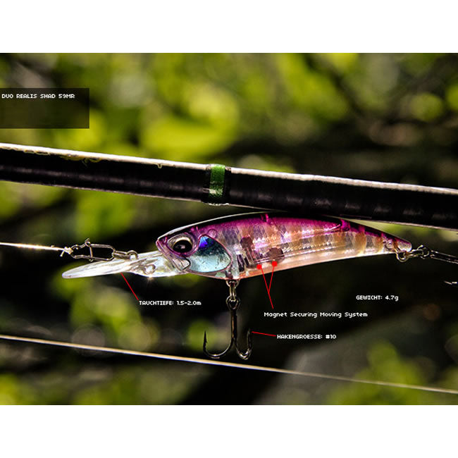 Vobler DUO Realis Shad 52MR, Prism Gill SP ADA3058, 5.2cm, 3.8g, 1buc/pac