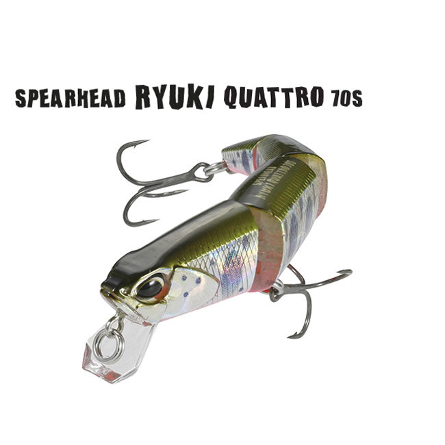 Vobler DUO Spearhead Ryuki Quattro 70S, MCC0522 UV Silver Slash B, 7cm 5.7g