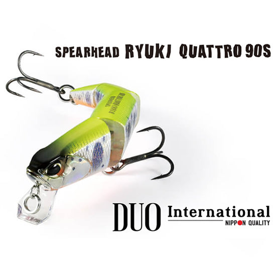 Vobler DUO Spearhead Ryuki Quattro 90S, CDA4068 Yamame Red Belly, 9cm 14g