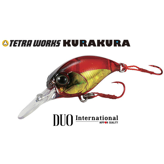 Vobler DUO Tetra Works Kurakura, GHI0085 Red Worm, 3cm, 2.5g