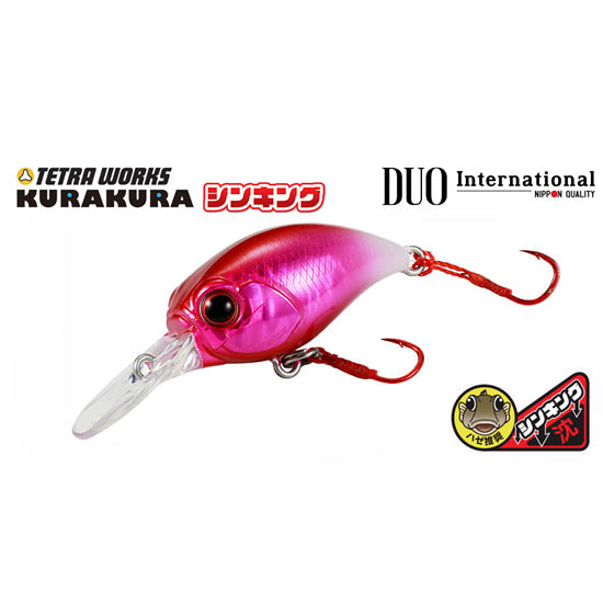 Vobler DUO Tetra Works Kurakura S, AJA0305 Gold Red Head, 3cm, 2.9g