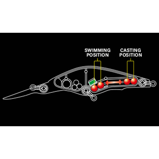 Vobler Duel Hardcore Shad SR 60SF CSH, 6cm, 6g