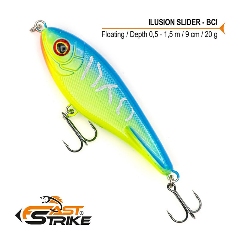 Vobler FAST STRIKE Ilusion Slider 9cm Culoare BCI 1buc/pac