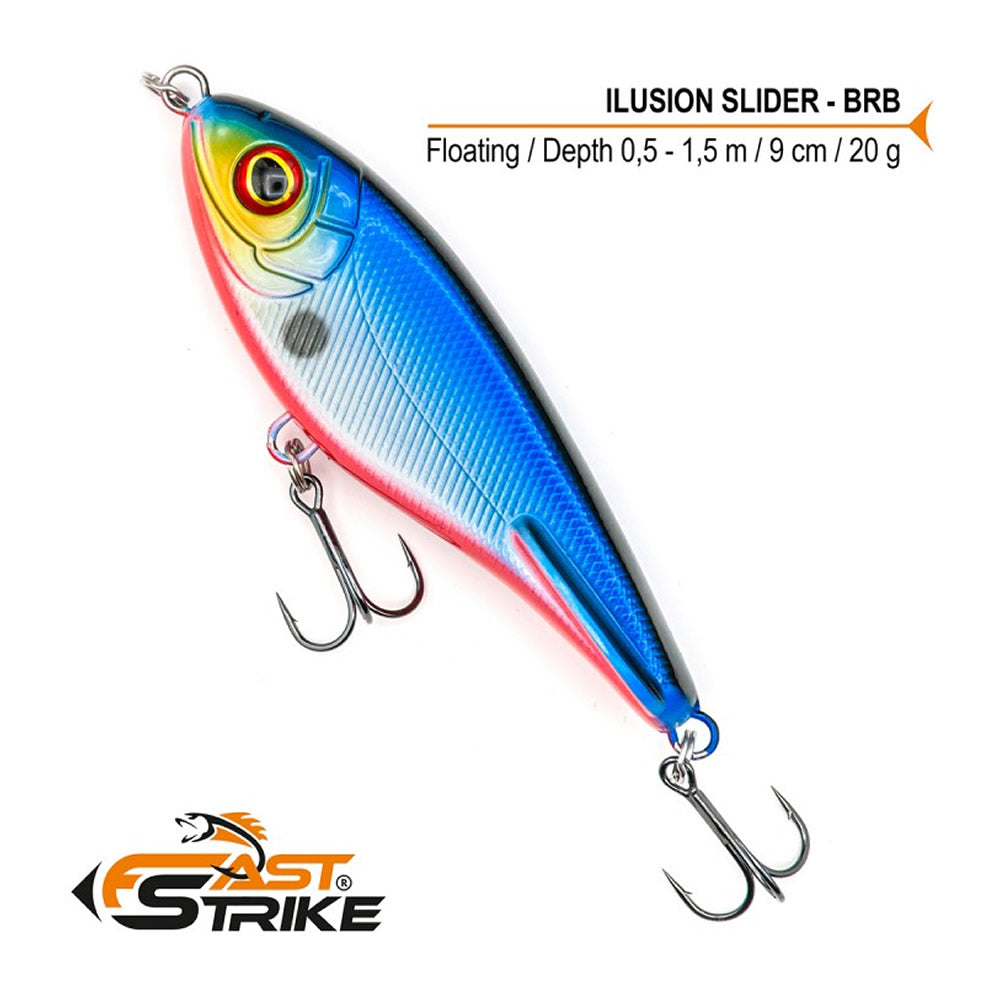 Vobler FAST STRIKE Ilusion Slider 9cm Culoare BRB 1buc/pac