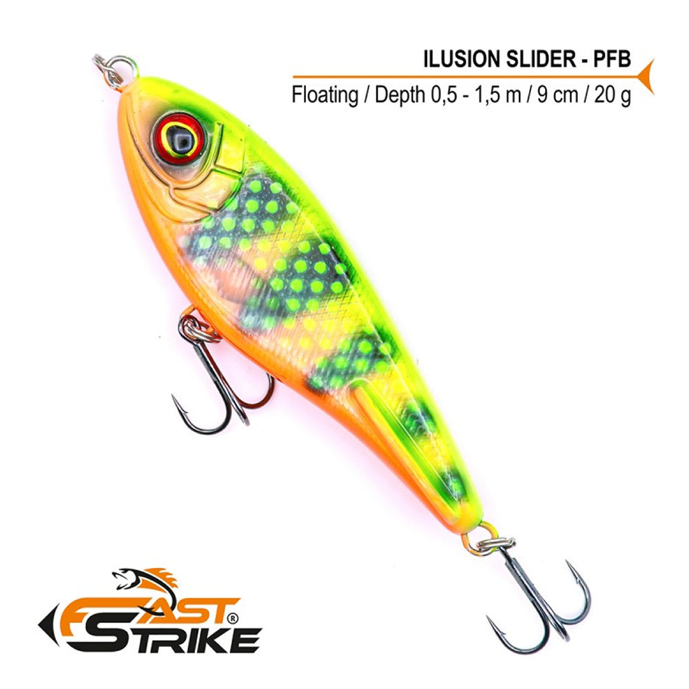 Vobler FAST STRIKE Ilusion Slider 9cm Culoare PFB 1buc/pac