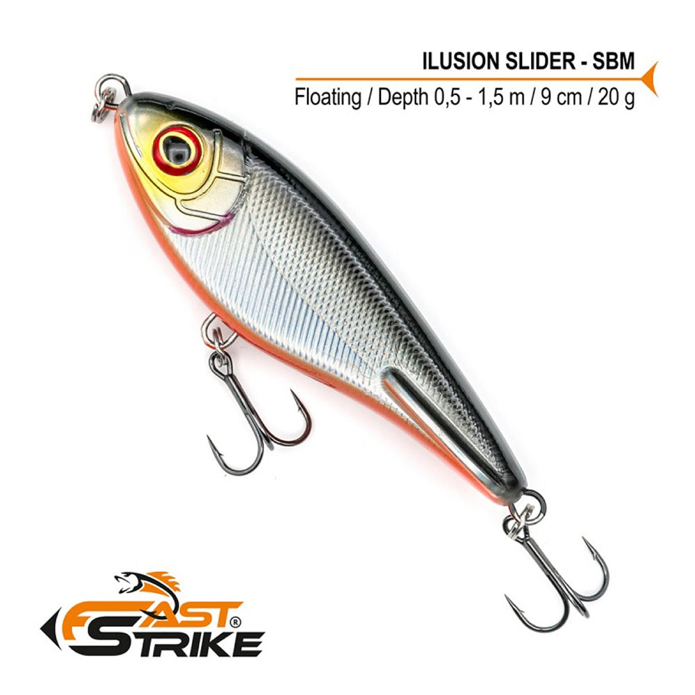 Vobler FAST STRIKE Ilusion Slider 9cm Culoare SBM 1buc/pac