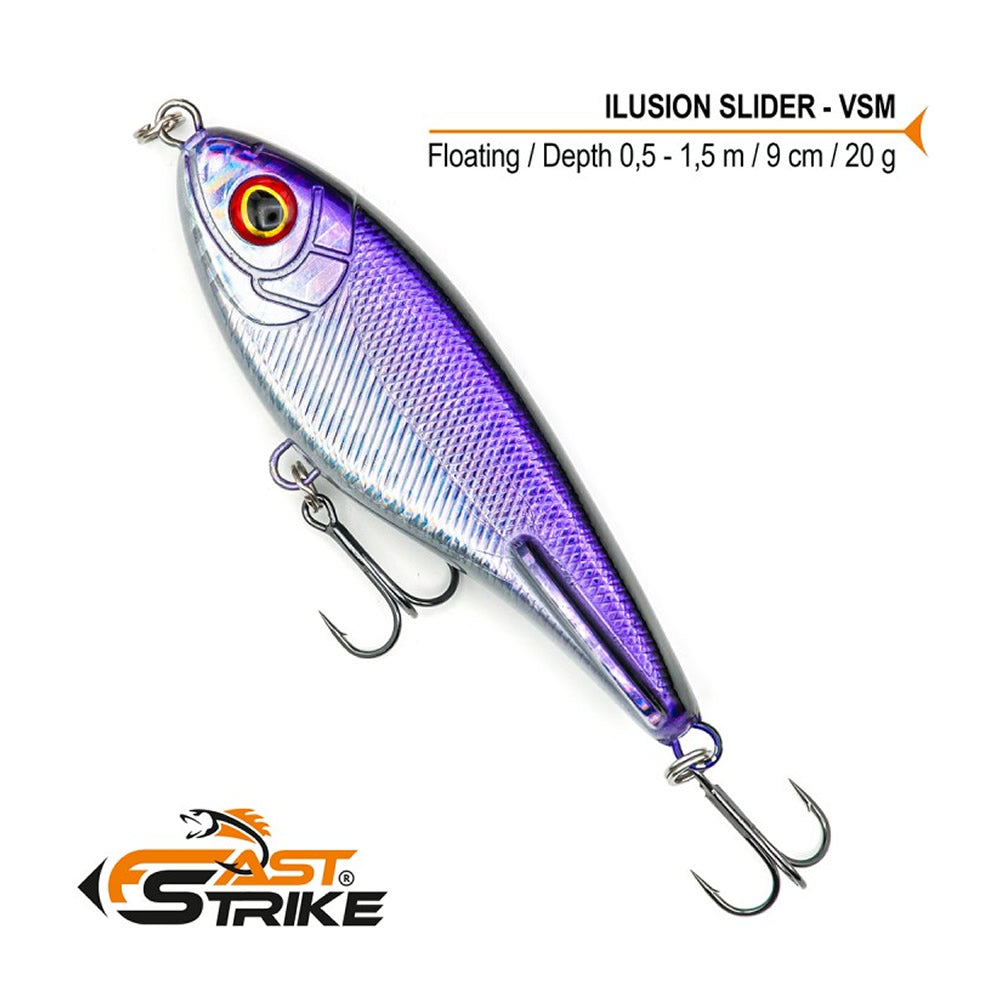 Vobler FAST STRIKE Ilusion Slider 9cm Culoare VSM 1buc/pac
