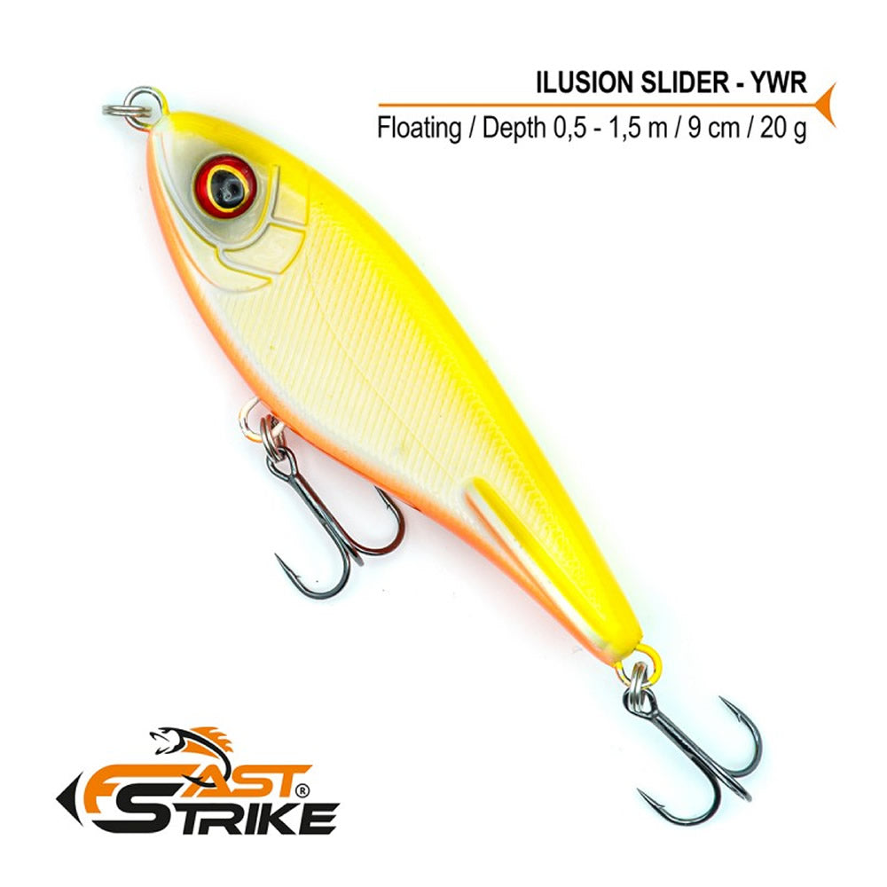 Vobler FAST STRIKE Ilusion Slider 9cm Culoare YWR 1buc/pac