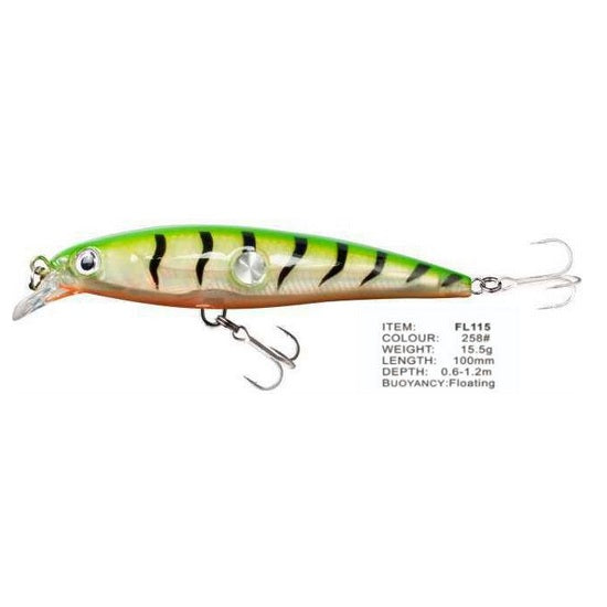 Vobler FL FL115 Floating 100mm 15.5g Depth 0.6-1.2m Colour 258