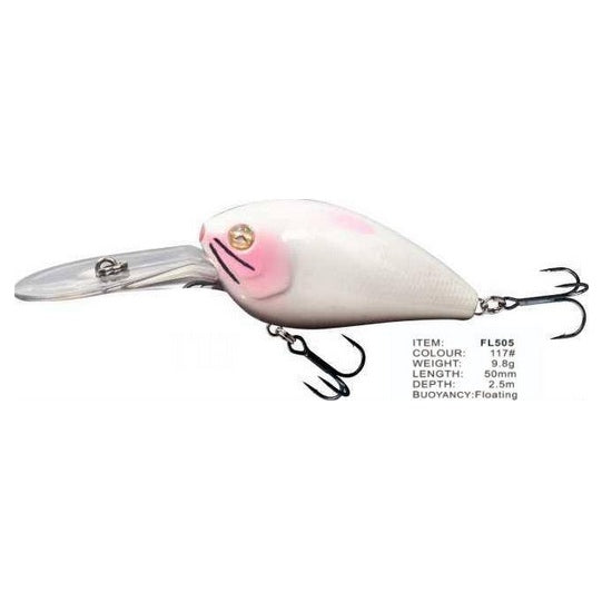 Vobler FL FL505 Floating 50mm 9.8g Depth 2.5m Colour 117
