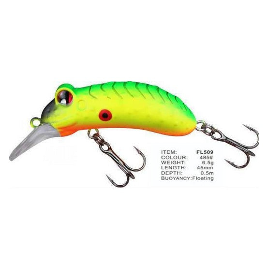 Vobler FL FL509 Floating 45mm 6.5g Depth 0.5m Colour 485