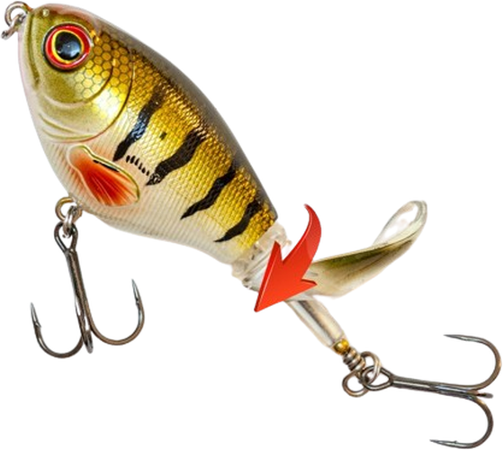 Vobler Fast Strike Top Water, Baby Bass 001, 7.5cm, 17g, 1buc/pac