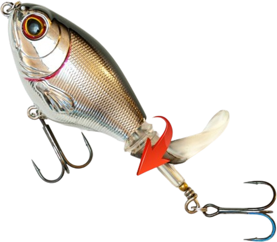 Vobler Fast Strike Top Water, Silver 006, 7.5cm, 17g, 1buc/pac