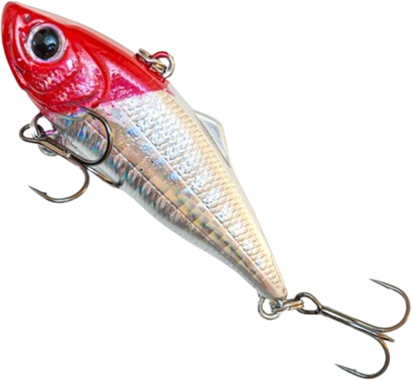 Vobler Fast Striker Sinking Atraktus ASP Vibe, Red Head, 6.2cm, 10.4g, 1buc/pac