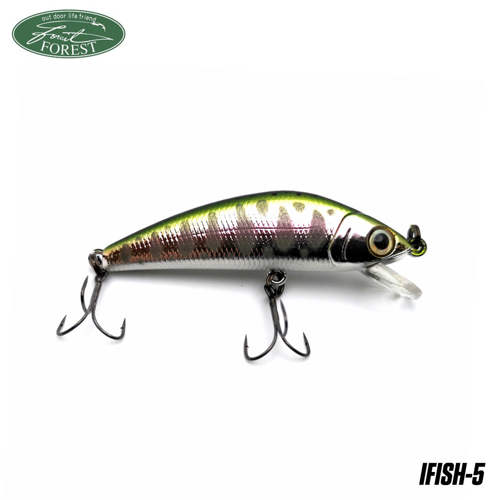 Vobler Forest iFish 5cm 5g culoare 5 RAINBOW 