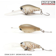 Vobler HMKL Crank 33 DR-F  3g 3.3cm Brown Pearl Splash