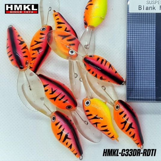 Vobler HMKL Crank 33DR 3.3cm culoare Red Tiger