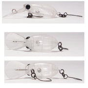 Vobler HMKL Inch Crank MR Floating 2.5cm 1.6gr CL nevopsit Blank Clear  1 buc/pac