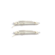 Vobler HMKL K-I Minnow 50 Suspend 5cm 1.6gr nevopsit Blank Silver Plate  2 buc/pac