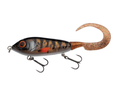 Vobler Hard Bait Abu Garcia Svartzonker SVZ McMy Tail, Motoroil Burbot, 20cm, 83g