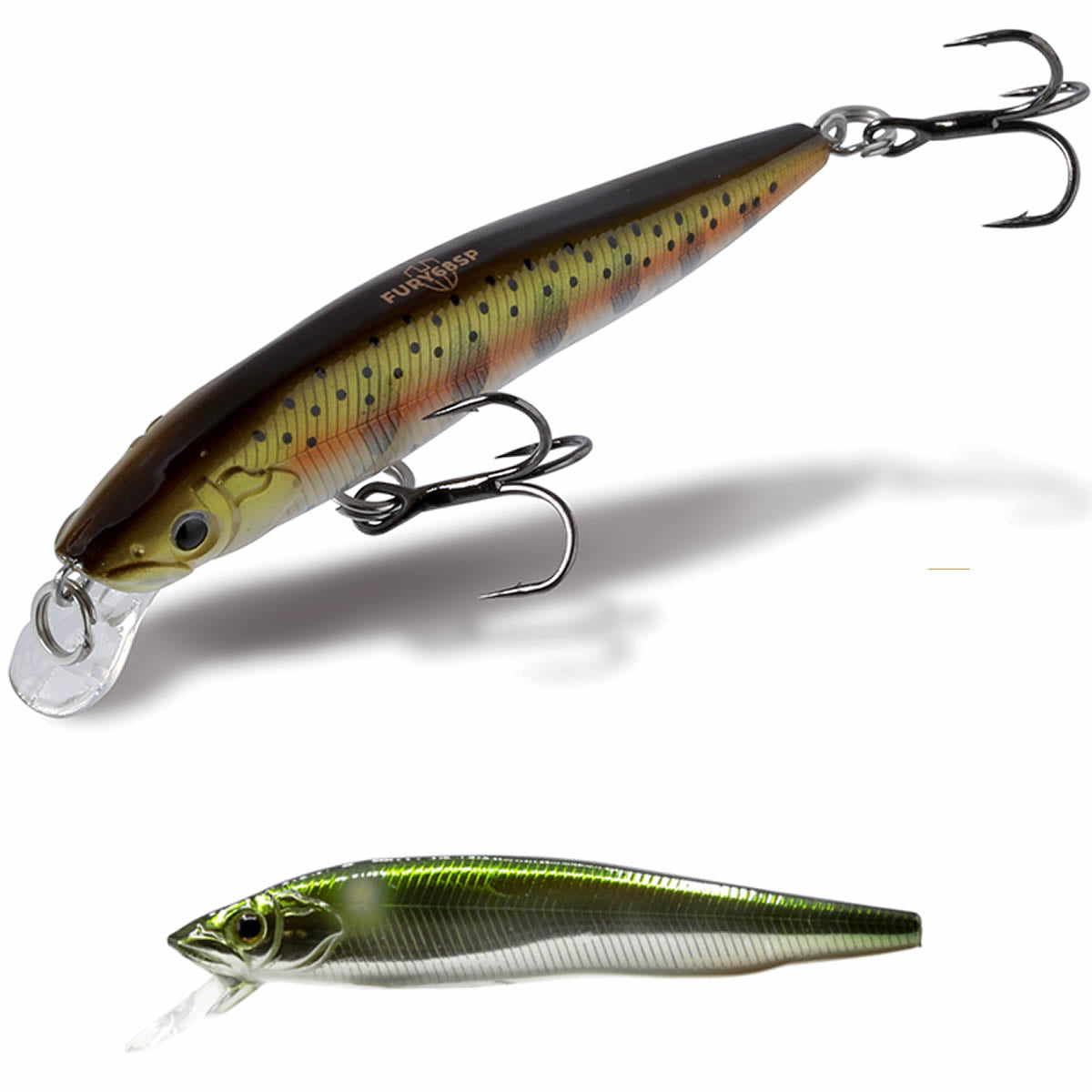 Vobler Herakles Fury 68SP, Skeleton Ayu, 6.8cm, 4.8g