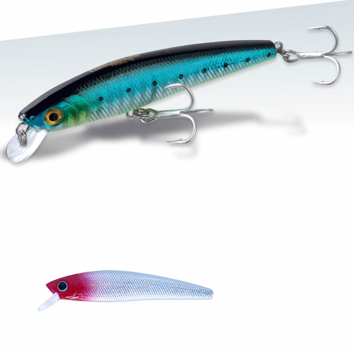 Vobler Herakles Troll, Red Head Holo, 7.5cm, 6g