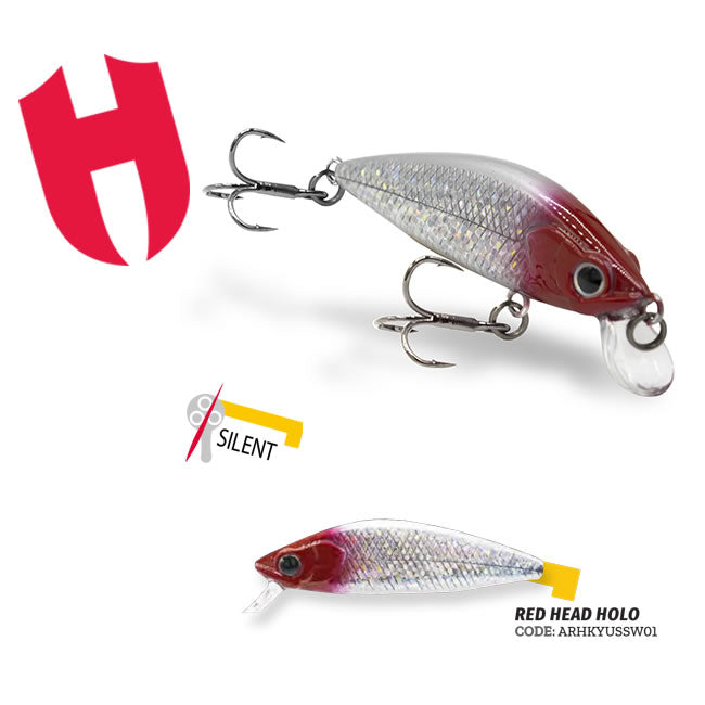 Vobler Herakles Yume 50S SW 5cm 4.3g Red Head Holo