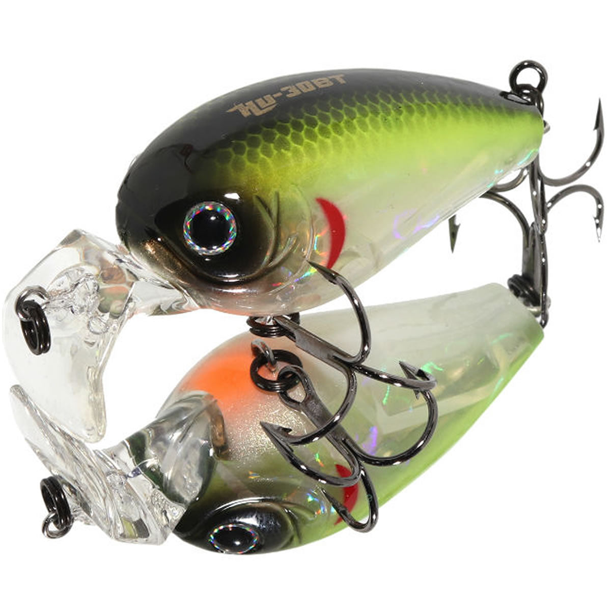 Vobler Hide Up HU-30BT F, 51 Bomber Black Back Chart, 4.3cm, 8.6g