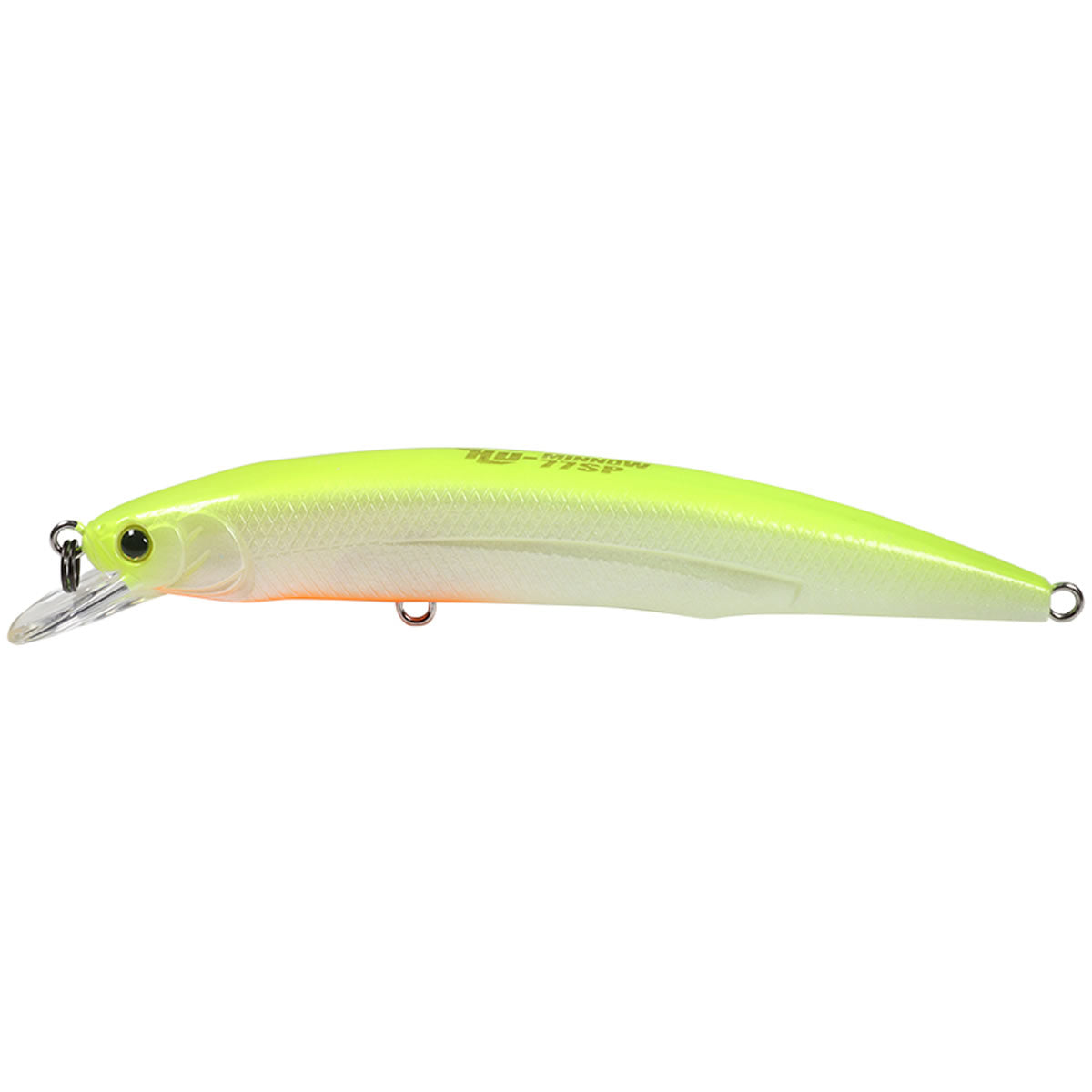 Vobler Hide Up Hu-Minnow 77SP, 247 Tamaranbai Yellow, 7.7cm, 5g