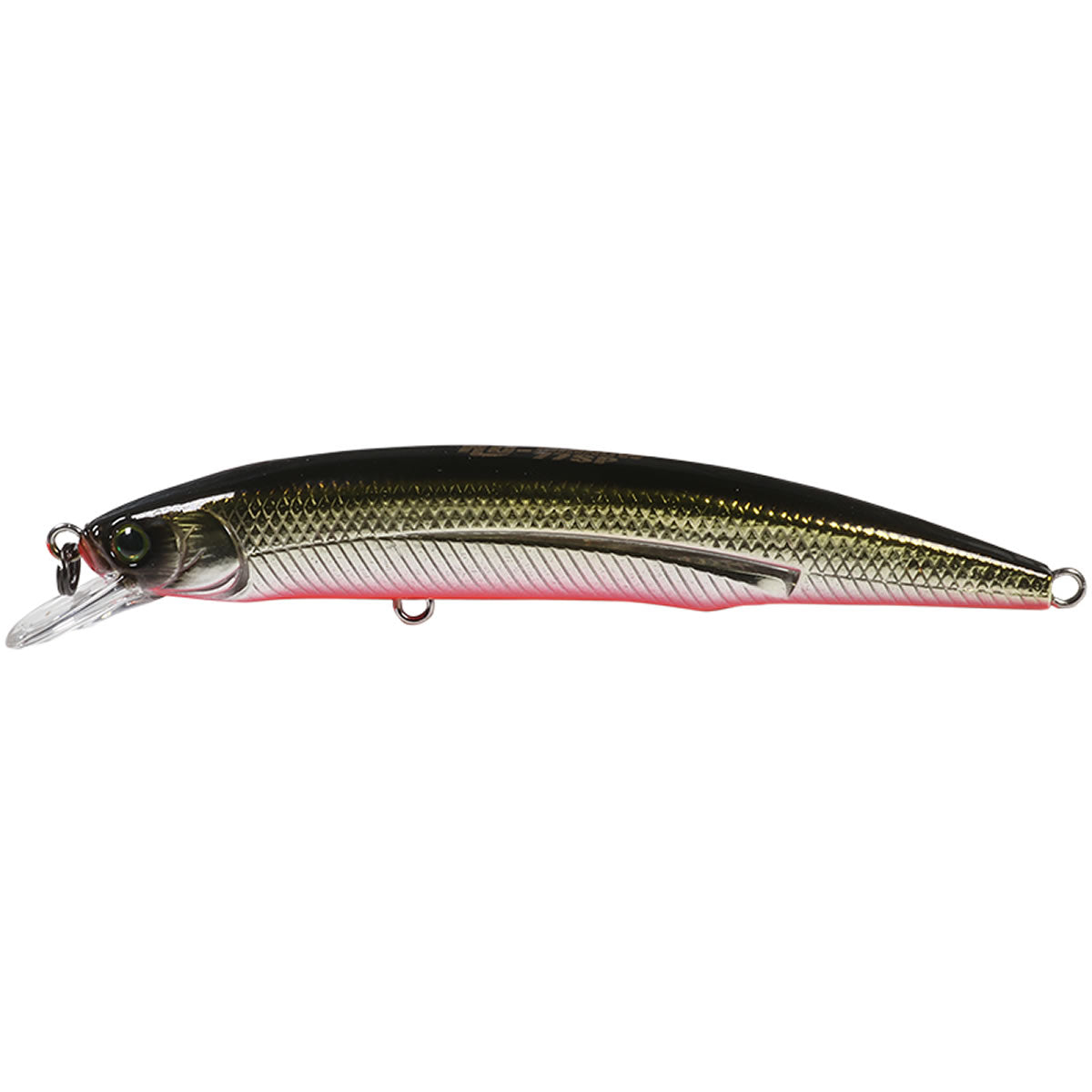 Vobler Hide Up Hu-Minnow 77SP, 251 Black Back Silver, 7.7cm, 5g