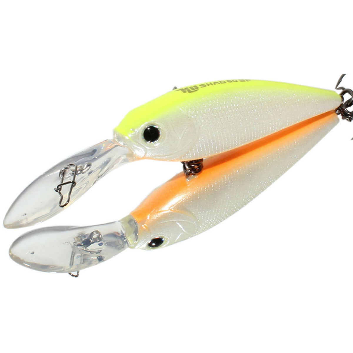 Vobler Hide Up Hu Shad 60SP, 42 Yellow Back Shad, 6cm, 7g