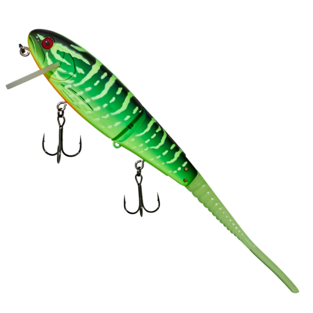 Vobler ILLEX Flat Bone Clicker, Crazy Pike, 22cm, 1buc/pac