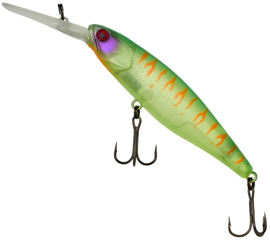 Vobler ILLEX Squirrel DD Floating, SP Lime Chart Tiger, 11.5g, 7.9cm, 1buc/pac