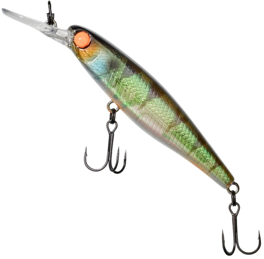 Vobler ILLEX Squirrel Minnow Floating, SP Magic Green Perch, 6.1cm, 4.5g, 1buc/pac