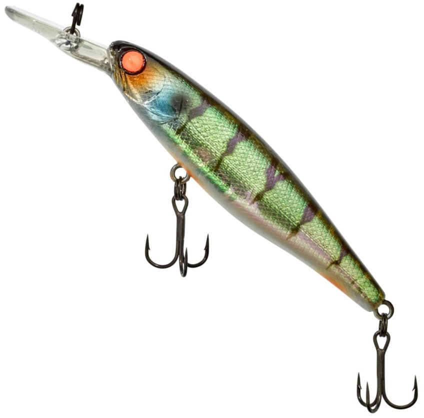 Vobler ILLEX Squirrel Minnow Suspending, SP Magic Green Perch, 14g, 7.9cm, 1buc/pac