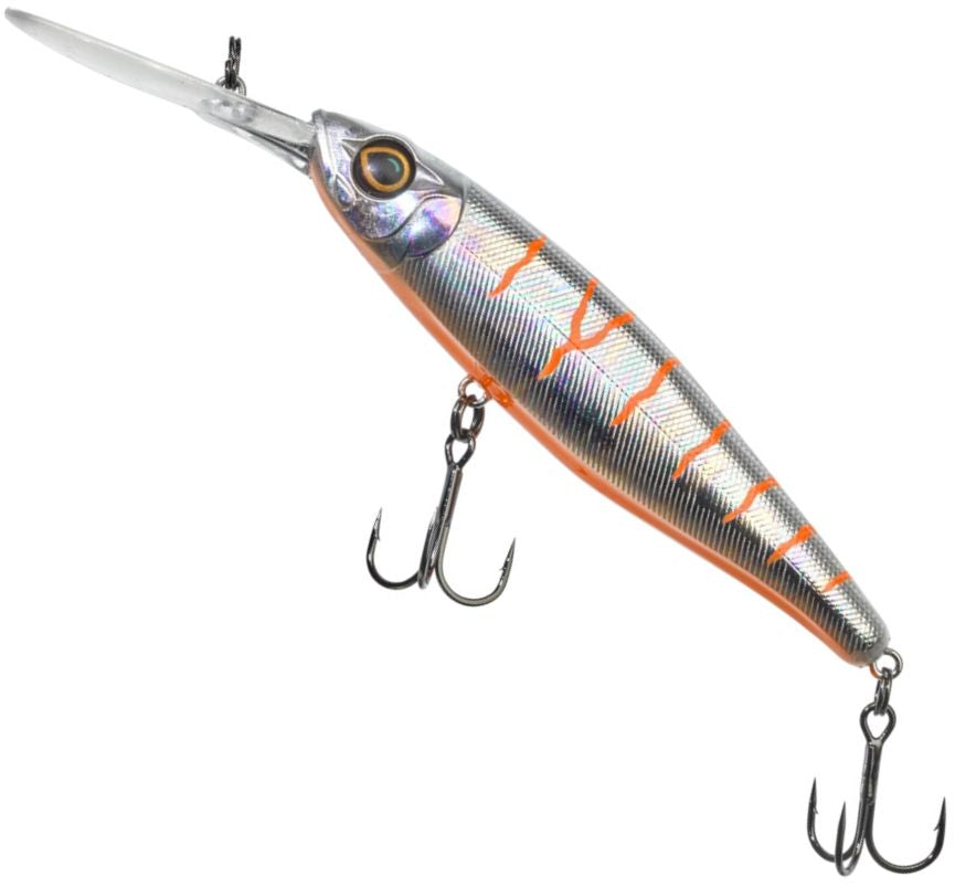 Vobler ILLEX Twitch Flesh Minnow D2R Suspending, Motoroil Perch, 9.5cm, 18.3g, 1buc/pac