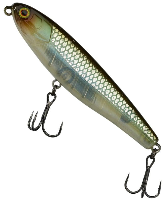 Vobler ILLEX Water Monitor Top Water, HS Ghost Minnow, 13.5g, 8.5cm, 1buc/pac 